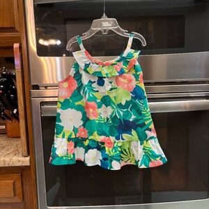NWT Girls Sz. 5 Cotton Floral Top.  By Gymboree.